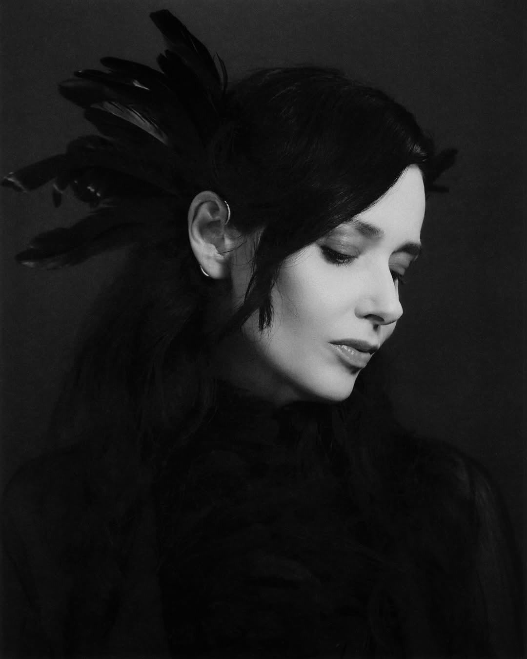 Aimee L. Nash for Ann Demeulemeester. Hair and Makeup by Leticia Llesmin