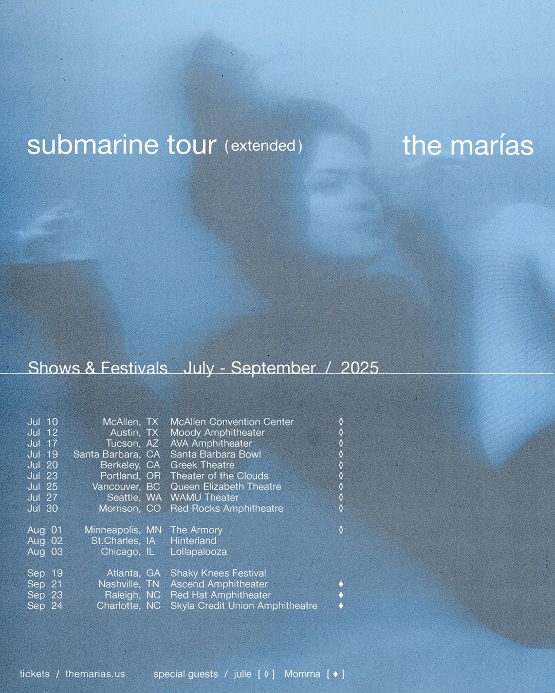 The Marías — Submarine Tour (Extended)